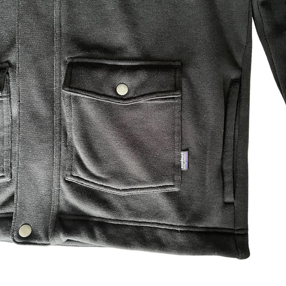 Patagonia Better Sweater Full Zip Field Jacket in Black | LARGE - Picture 6 of 10